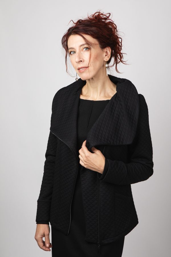 Black Jacket with small diamond pattern (last item)